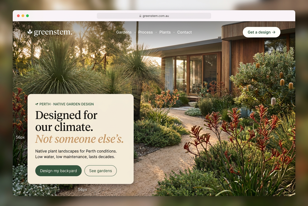 Greenstem Landscapes website